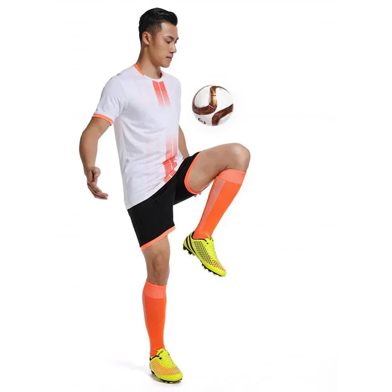 Adult Kid Soccer Jerseys Men Football Uniforms Shirts Women Futsal Sportswear Kit Training Tracksuit Child Sports Suit