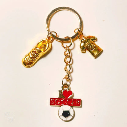 2D Soccer Player Keychain C Ronaldo Pendant Football Star Flat Acrylic Ornament Charms Hanging Decora for Car Bags Festive Gift