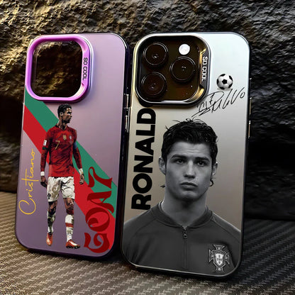 Famous football players C-CR7 Phone Case For iPhone 17 16e 16 15 14 13 12 11 Pro Max XR 8 7 Air Plus Anti Fall Matte Back Cover