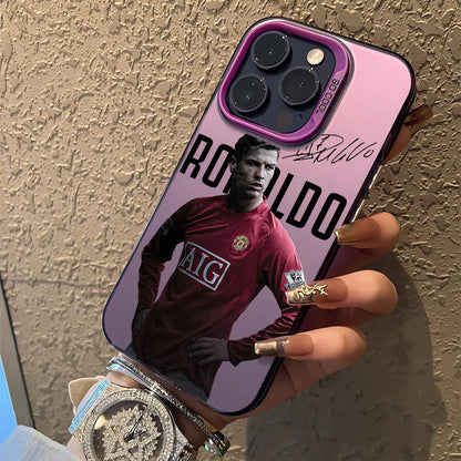Famous football players C-CR7 Phone Case For iPhone 17 16e 16 15 14 13 12 11 Pro Max XR 8 7 Air Plus Anti Fall Matte Back Cover
