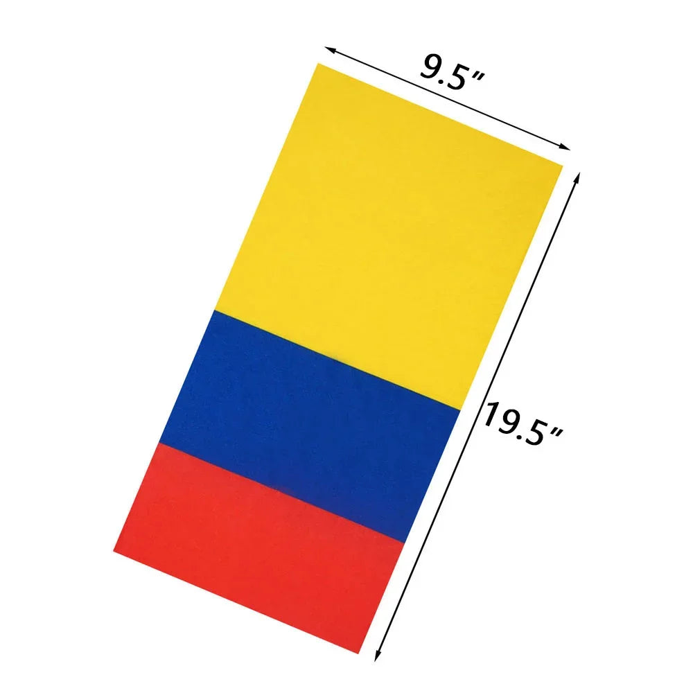 World Football Fans National Flag Bandana Spain Netherlands France Korea Chile Neck Gaiter Seamless Face Mask Men Headwear Scarf