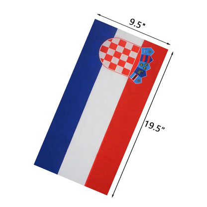 World Football Fans National Flag Bandana Spain Netherlands France Korea Chile Neck Gaiter Seamless Face Mask Men Headwear Scarf