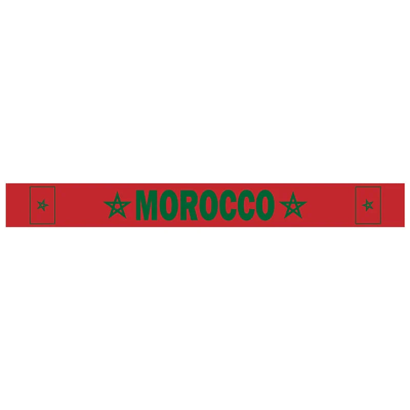 xvggdg  14x130cm  National Team Football Fans Scarf   Argentina france  Morocco  Croatia Tassel Flags Scarf   Souvenir