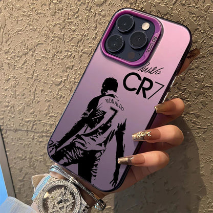 Famous football players C-CR7 Phone Case For iPhone 17 16e 16 15 14 13 12 11 Pro Max XR 8 7 Air Plus Anti Fall Matte Back Cover