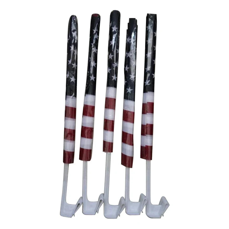 aerxemrbrae 30x45cm  American car flag 12x18inch USA window flag bearer standard-bearer waving flags with plastic flagpole