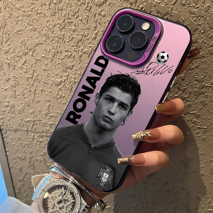 Famous football players C-CR7 Phone Case For iPhone 17 16e 16 15 14 13 12 11 Pro Max XR 8 7 Air Plus Anti Fall Matte Back Cover