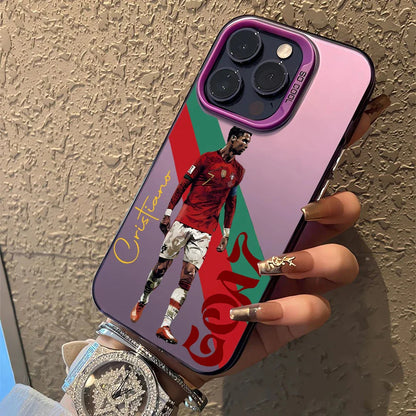 Famous football players C-CR7 Phone Case For iPhone 17 16e 16 15 14 13 12 11 Pro Max XR 8 7 Air Plus Anti Fall Matte Back Cover